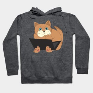 Geek cat Hoodie